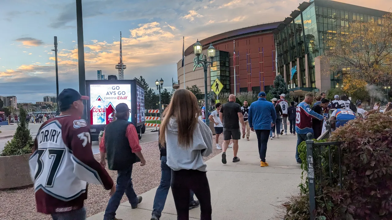 LED truck carrying a Coors campaign in Denver