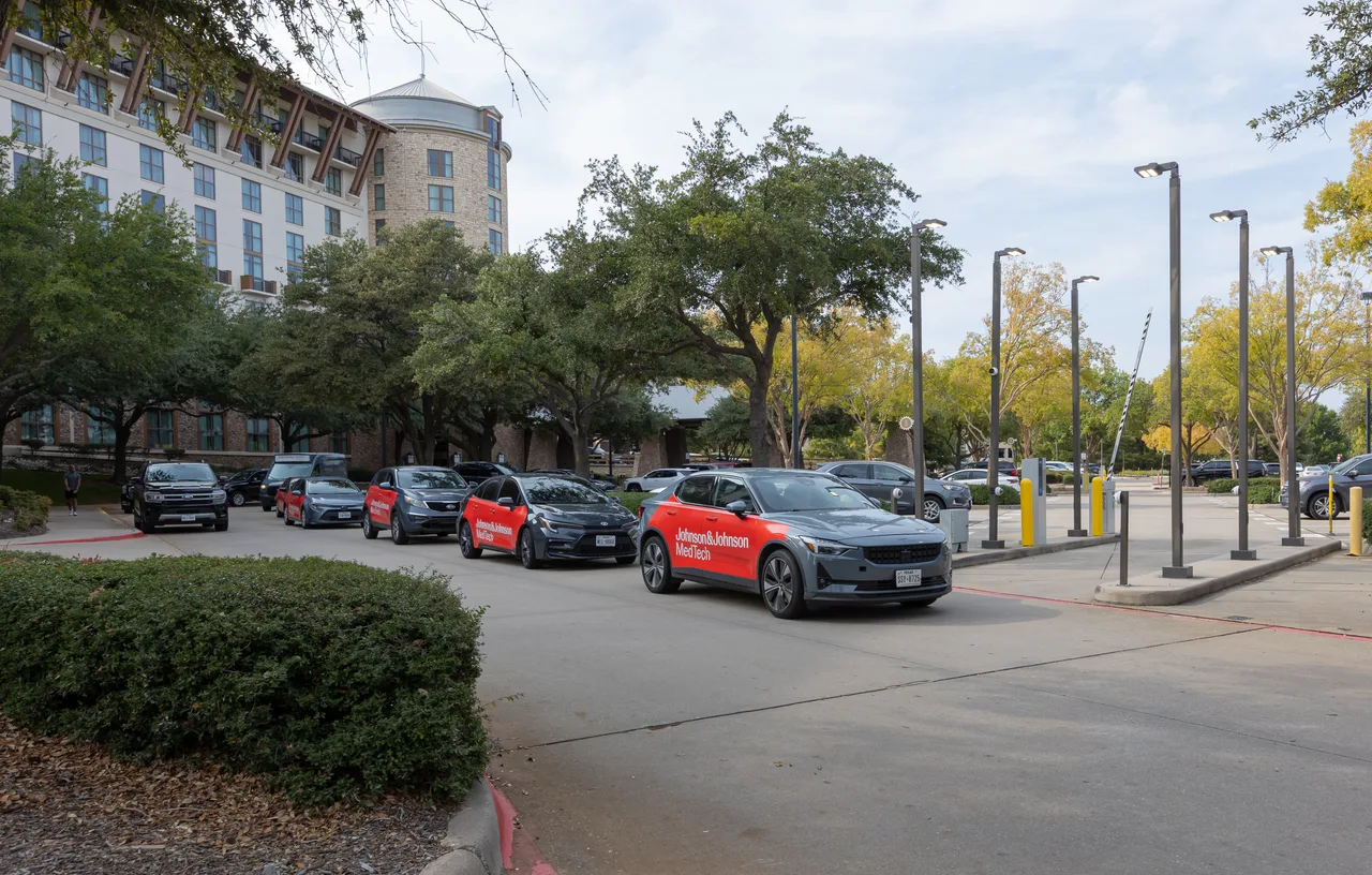 Vehicle wrap carrying a J&J campaign in Dallas